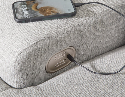 Canapé sectionnel inclinable électrique 3 pièces Acklen Place