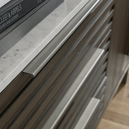 Lit queen-size Arkenton avec commode miroir