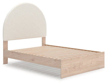 Lit à panneaux entièrement rembourré Arloster