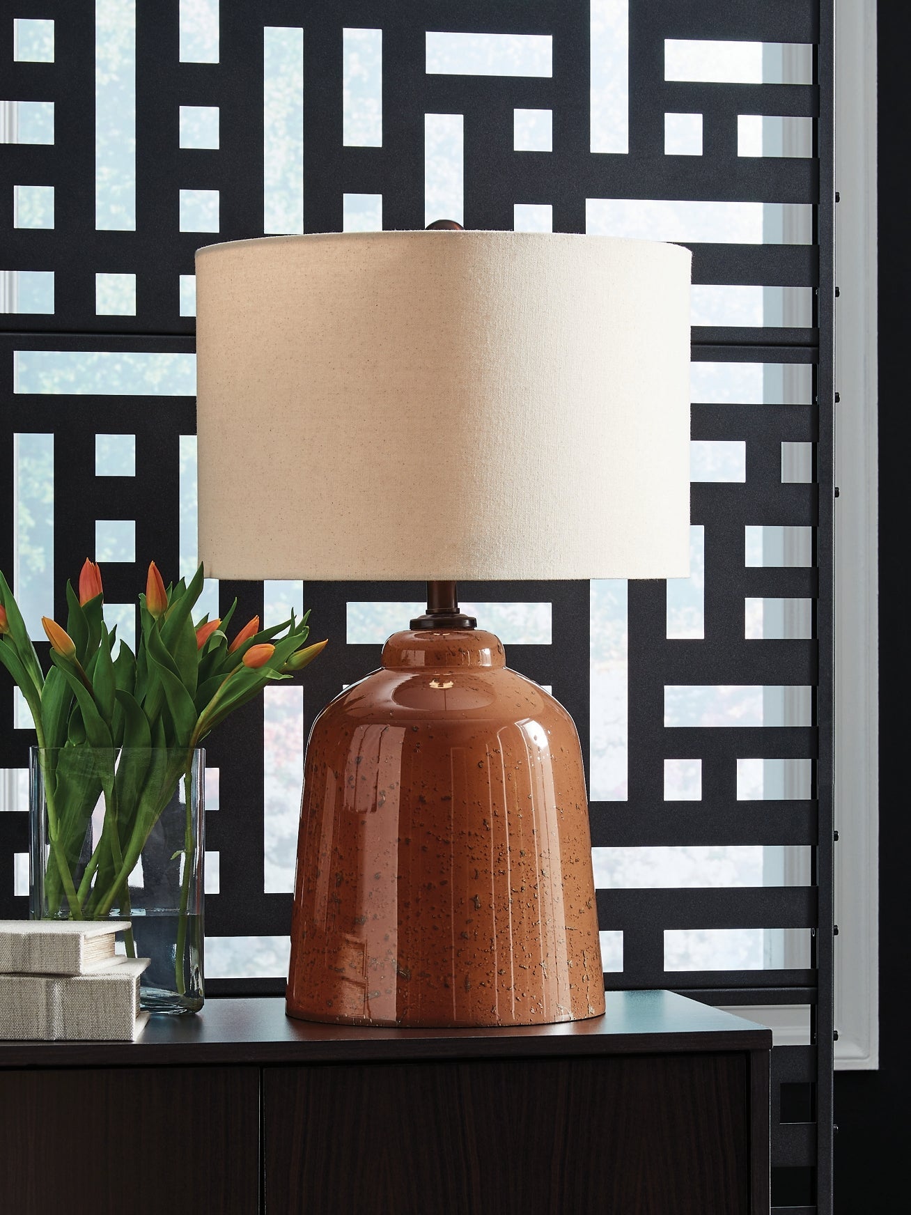 Lampe de table en verre Aaleahya (1/CN)